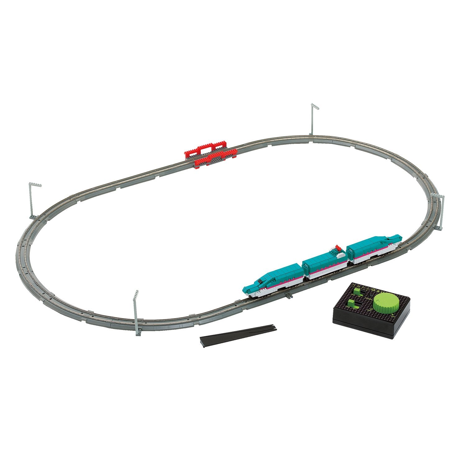 KAWADA Ngs-002 Nanoblock Nanogauge Shinkansen Series E5 Hayabusa Basic Full Set- Japan Figure Store - #1 Bring To You The Best Japanese Goods