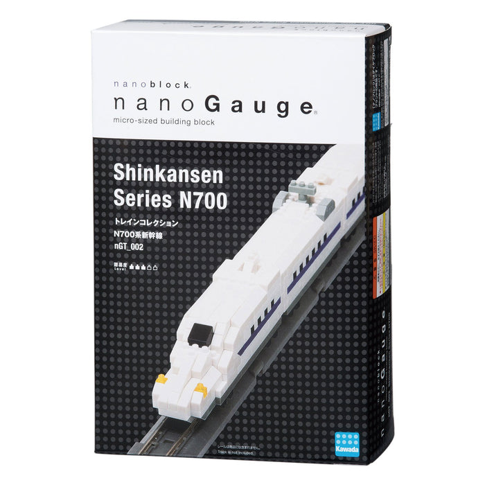 KAWADA Ngt-002 Nanoblock Nanogauge Shinkansen Series N700- Japan Figure Store - #1 Bring To You The Best Japanese Goods