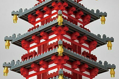 Nanoblock Five-storied Pangoda Deluxe Edition Nb031- Japan Figure Store - #1 Bring To You The Best Japanese Goods