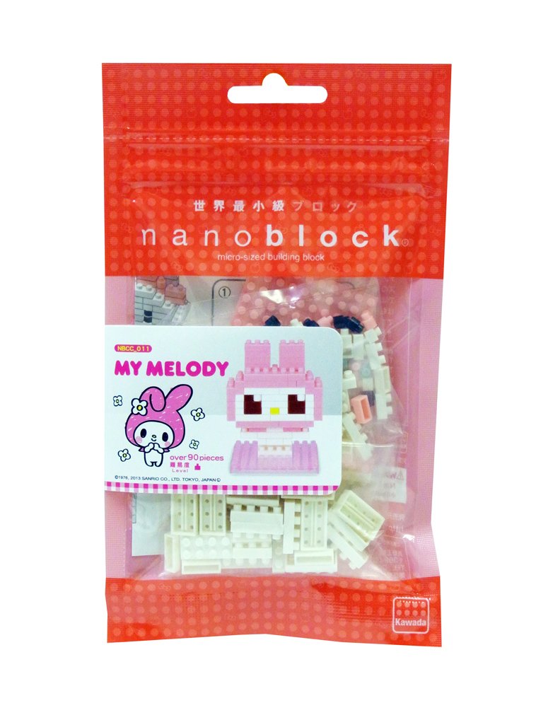 KAWADA Nbcc-011 Nanoblock Kawaii Series My Melody- Japan Figure Store - #1 Bring To You The Best Japanese Goods