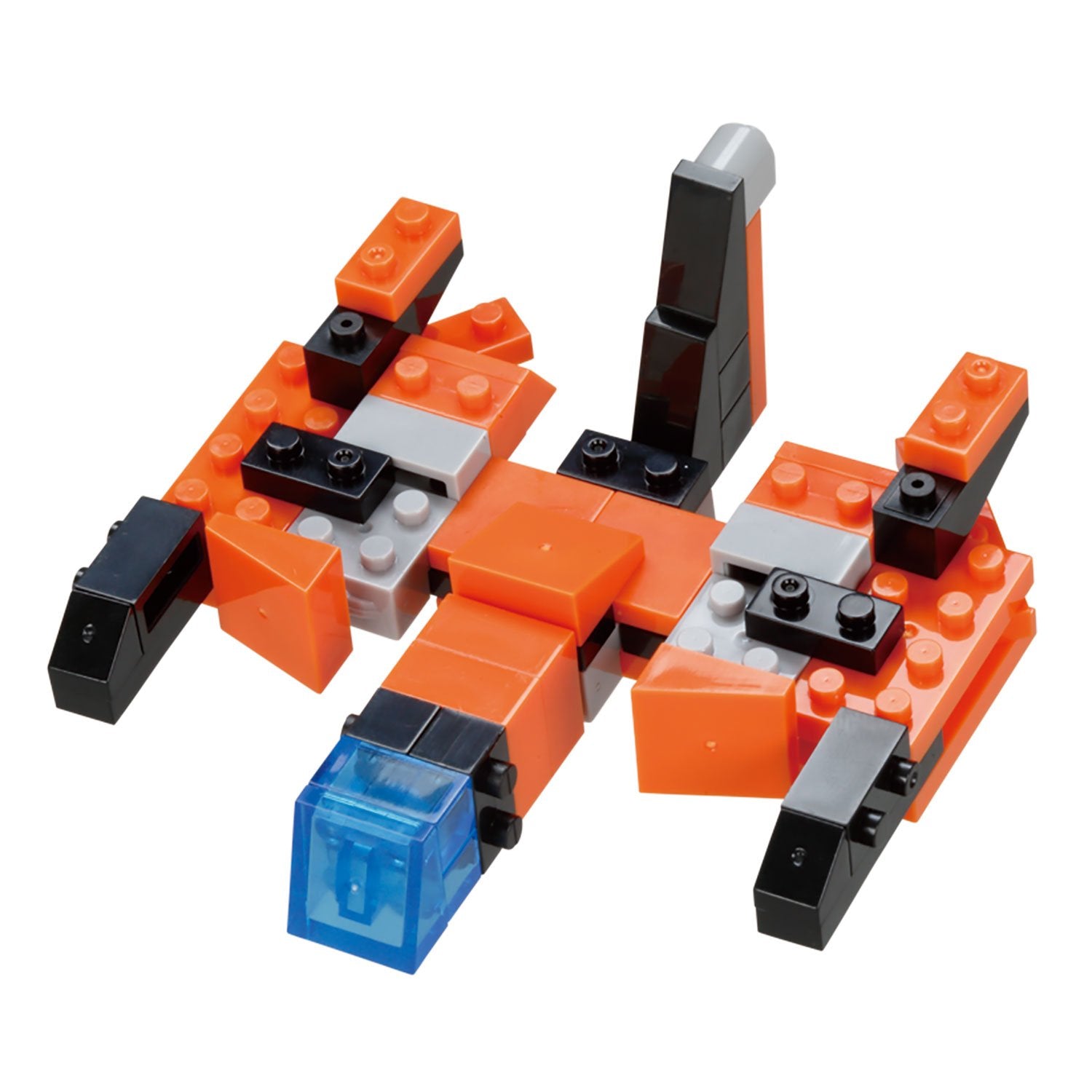 KAWADA Pbh-019 Nanoblock Transforming Bulldozer- Japan Figure Store - #1 Bring To You The Best Japanese Goods