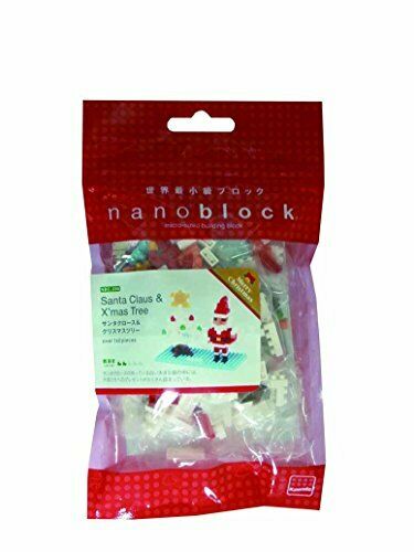 Nanoblock Santa Claus & Christmas Tree Nbc-100- Japan Figure Store - #1 Bring To You The Best Japanese Goods