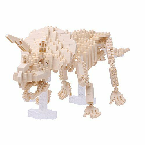Nanoblock Triceratops Skeleton Model Nbm017- Japan Figure Store - #1 Bring To You The Best Japanese Goods