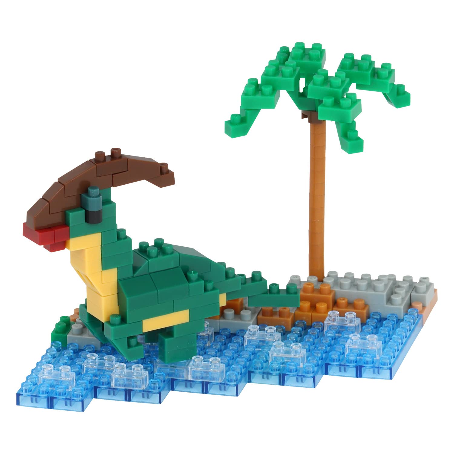 KAWADA Nanoblock Waterside Parasaurolophus- Japan Figure Store - #1 Bring To You The Best Japanese Goods