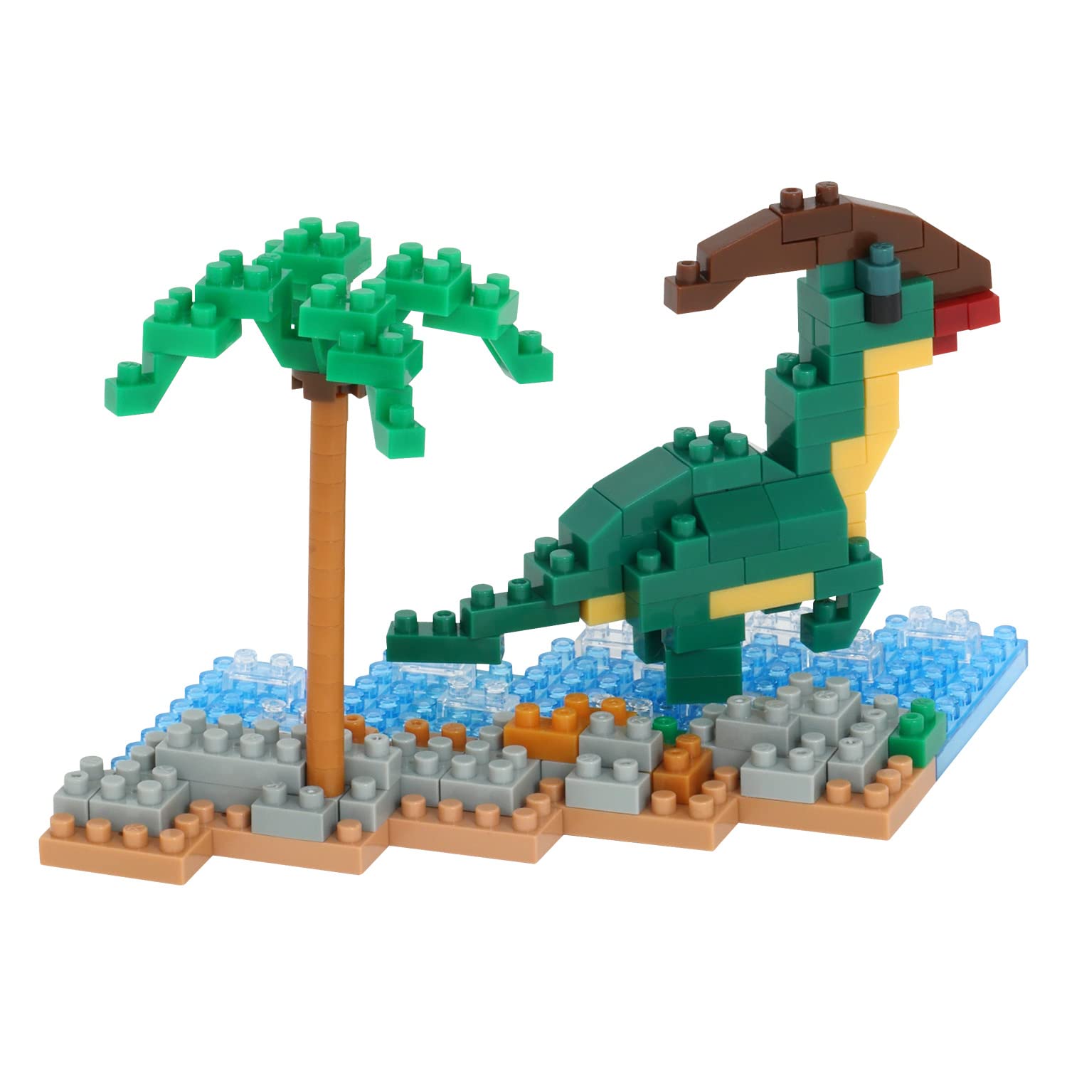 KAWADA Nanoblock Waterside Parasaurolophus- Japan Figure Store - #1 Bring To You The Best Japanese Goods