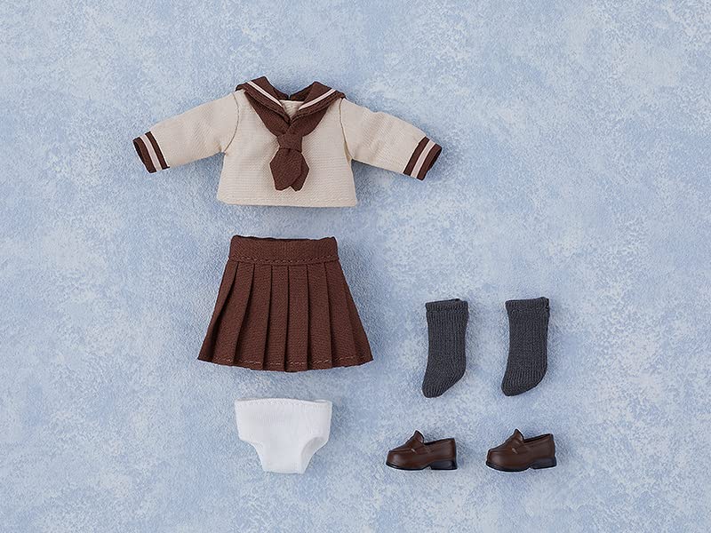 Good Smile Company Beige Long Sleeve Sailor Uniform Nendoroid Doll Outfit Set- Japan Figure Store - #1 Bring To You The Best Japanese Goods