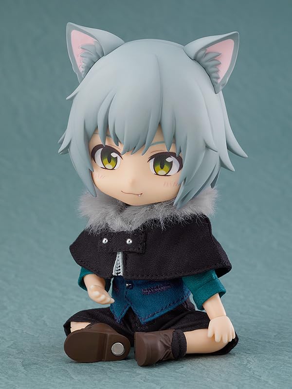 Good Smile Company Nendoroid Doll Wolf-Kun Ash Painted Figure- Japan Figure Store - #1 Bring To You The Best Japanese Goods