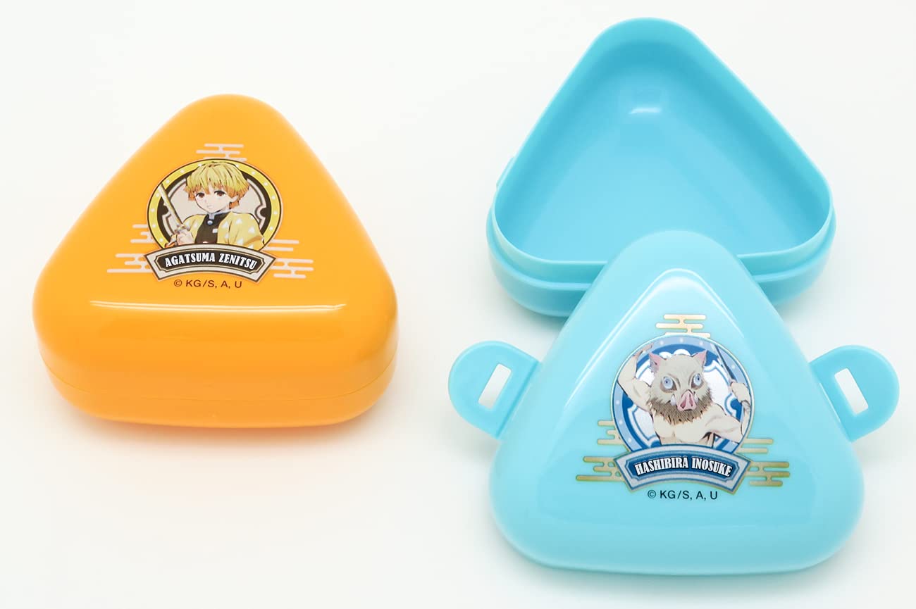 OSK Demon Slayer: Kimetsu No Yaiba Onigiri Case Set 2 Pcs : Zenitsu & Inosuke- Japan Figure Store - #1 Bring To You The Best Japanese Goods