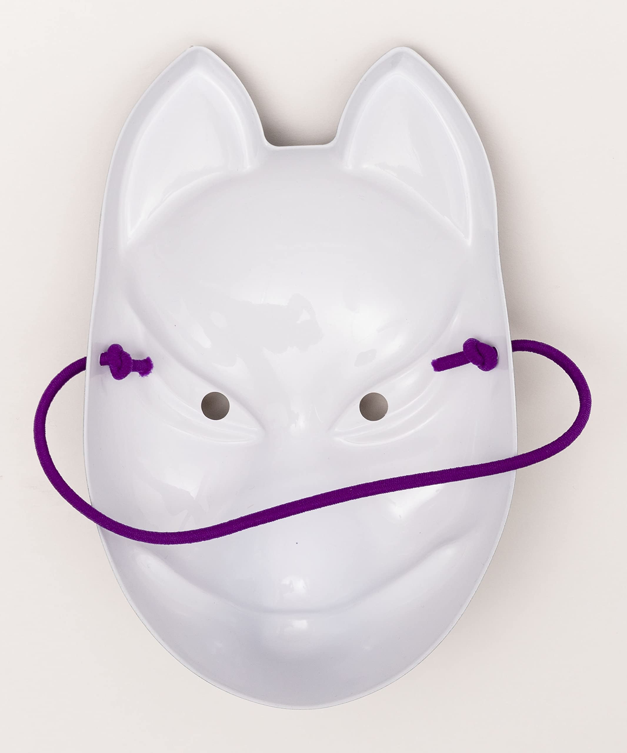 Party City Japanese-Style Folk Art Mask Fox Black Japanese Half Masks Fox Masks- Japan Figure Store - #1 Bring To You The Best Japanese Goods