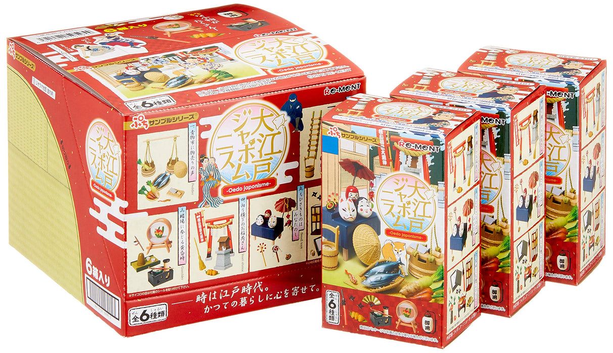 RE-MENT 505954 Oedo Japonisme 1 Box 6 Pcs. Set- Japan Figure Store - #1 Bring To You The Best Japanese Goods