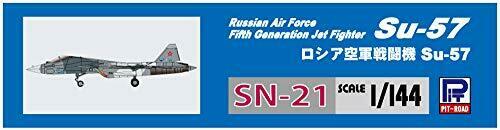 Pit Road 1/144 Sn Series Russian Air Force Fighter Su-57 Plastic Model Sn21- Japan Figure Store - #1 Bring To You The Best Japanese Goods