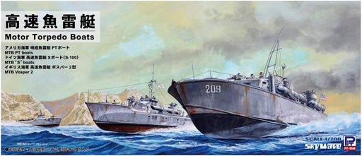 PIT-ROAD Skywave Sw-02 Uk Us Ger High Speed Torpedo Boat 1/700 Scale Kit- Japan Figure Store - #1 Bring To You The Best Japanese Goods