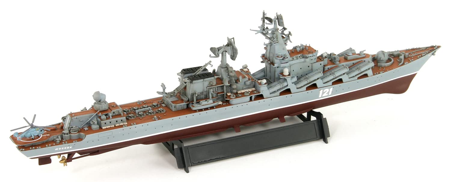 PIT-ROAD 1/700 Russian Navy Missile Cruiser Moscow Plastic Model M53- Japan Figure Store - #1 Bring To You The Best Japanese Goods