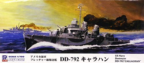 PIT-ROAD W-224 Usn Fletcher-Class Destroyer Dd-792 Uss Callaghan 1/700 Scale Kit- Japan Figure Store - #1 Bring To You The Best Japanese Goods
