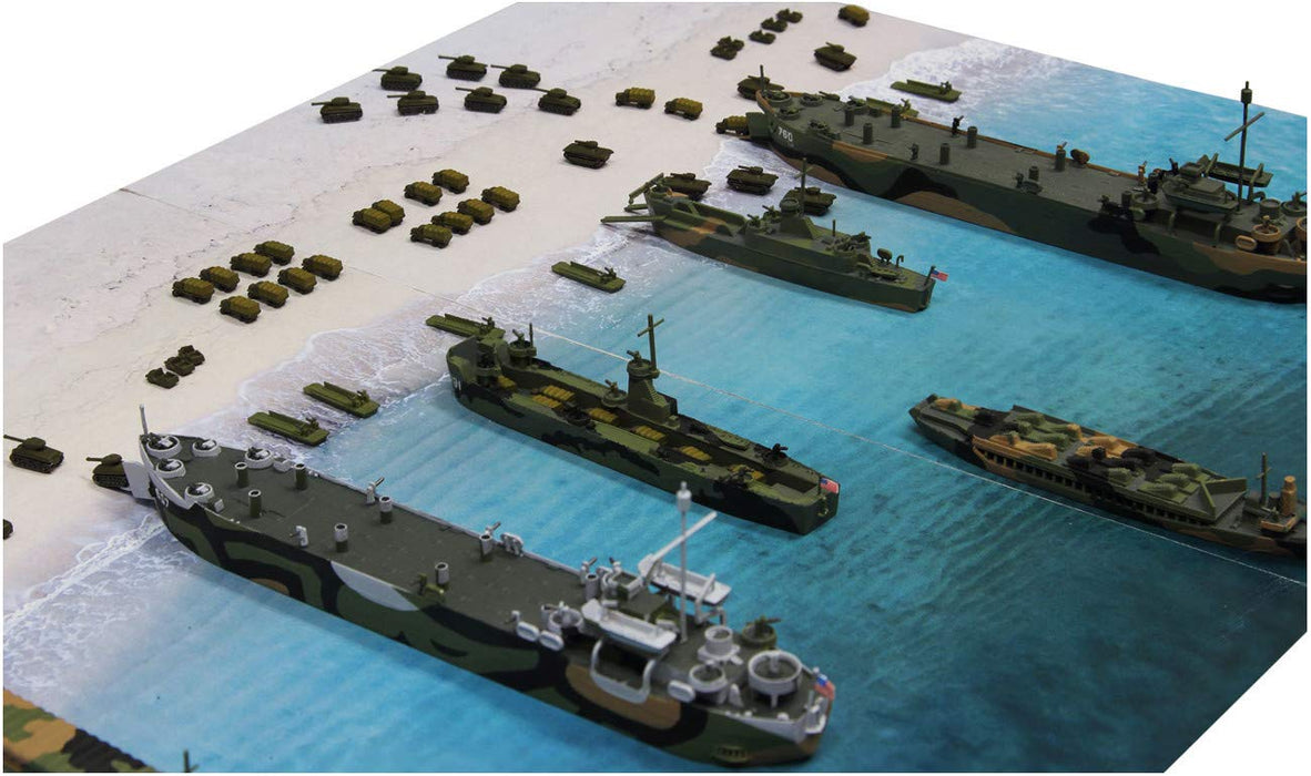 Pit Road 1/700 Sps Series World War Ii Iwo Jima Landing Operation Scene Paper Base (290 X 185Mm 2 Sheets) Plastic Model Sps04- Japan Figure Store - #1 Bring To You The Best Japanese Goods