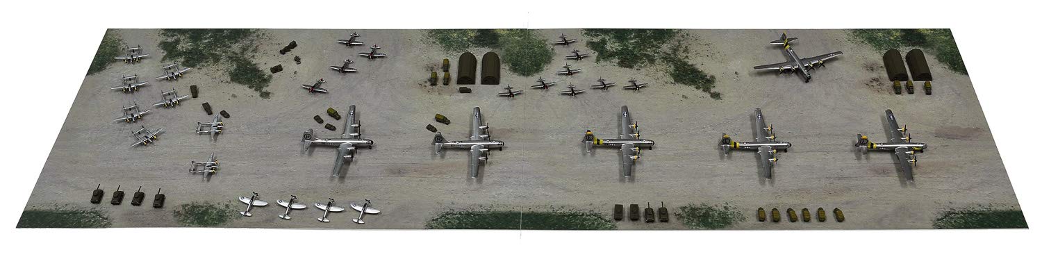 Pit Road 1/700 Sps Series Wwii Us 20Th Air Force Mariana Islands Base Scenery Paper Base (280 X 180Mm 2 Sheets) Plastic Model Sps08- Japan Figure Store - #1 Bring To You The Best Japanese Goods