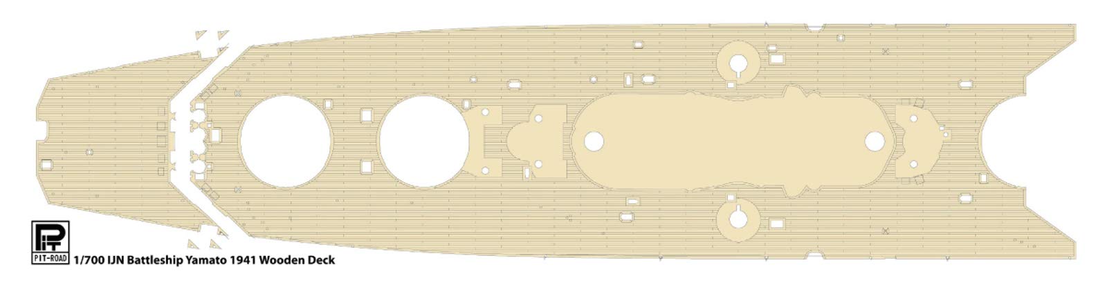 Pit-Road Genuine Upgrade Parts Set for Ijn Battleship Yamato 1941 Plastic Model Tools- Japan Figure Store - #1 Bring To You The Best Japanese Goods