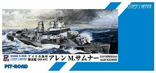 Pit-road 1/700 Us Navy Destroyer Dd-692 Allen M.sumner Model Kit- Japan Figure Store - #1 Bring To You The Best Japanese Goods