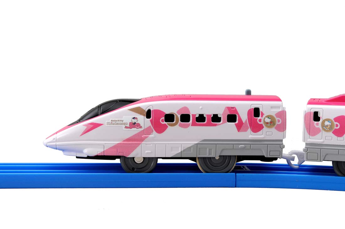 Takara Tomy Pla-Rail Sc-07 Hello Kitty Shinkansen Japanese Hello Kitty Toys Train Model- Japan Figure Store - #1 Bring To You The Best Japanese Goods