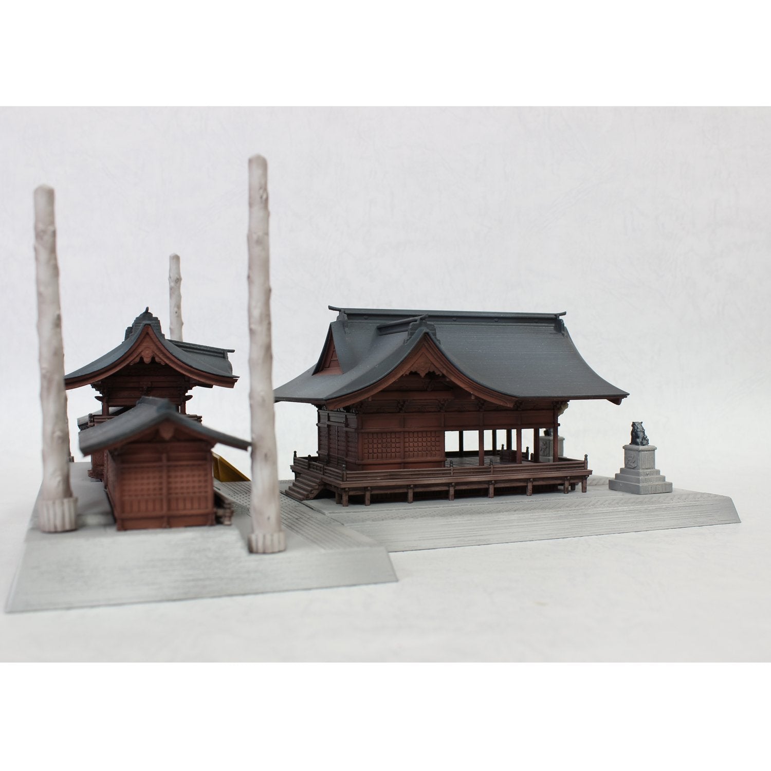 PLUM 1/150 Plastic Kit Pp037 Suwa Taisha Shrine Akimiya In Nagano N Scale- Japan Figure Store - #1 Bring To You The Best Japanese Goods