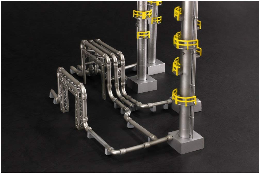 PLUM Plastic Kit Pp080 Industrial Area B Distillation Tower Non-Scale- Japan Figure Store - #1 Bring To You The Best Japanese Goods