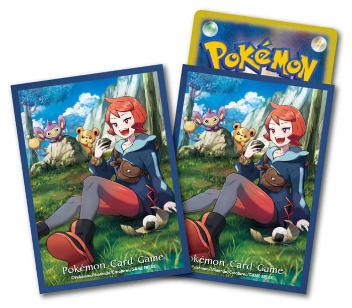 POKEMON CENTER ORIGINAL - Pokemon Card Game Deck Sleeves Arezu- Japan Figure Store - #1 Bring To You The Best Japanese Goods