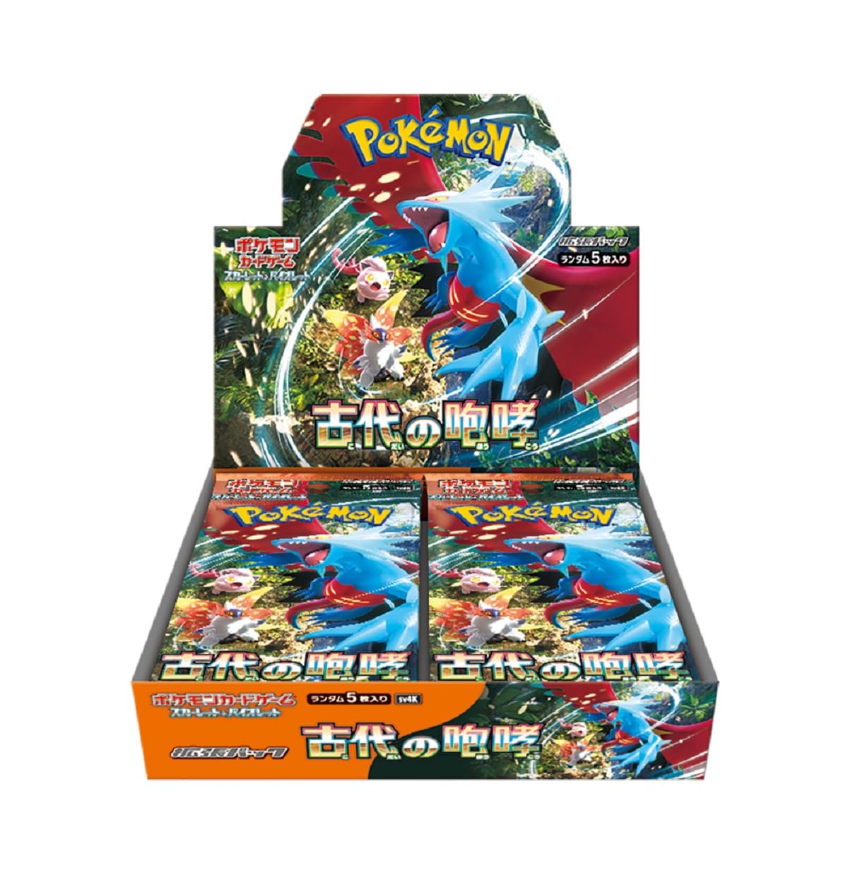 Pokemon Card Game Scarlet & Violet Expansion Pack Ancient Roar Box Japan- Japan Figure Store - #1 Bring To You The Best Japanese Goods