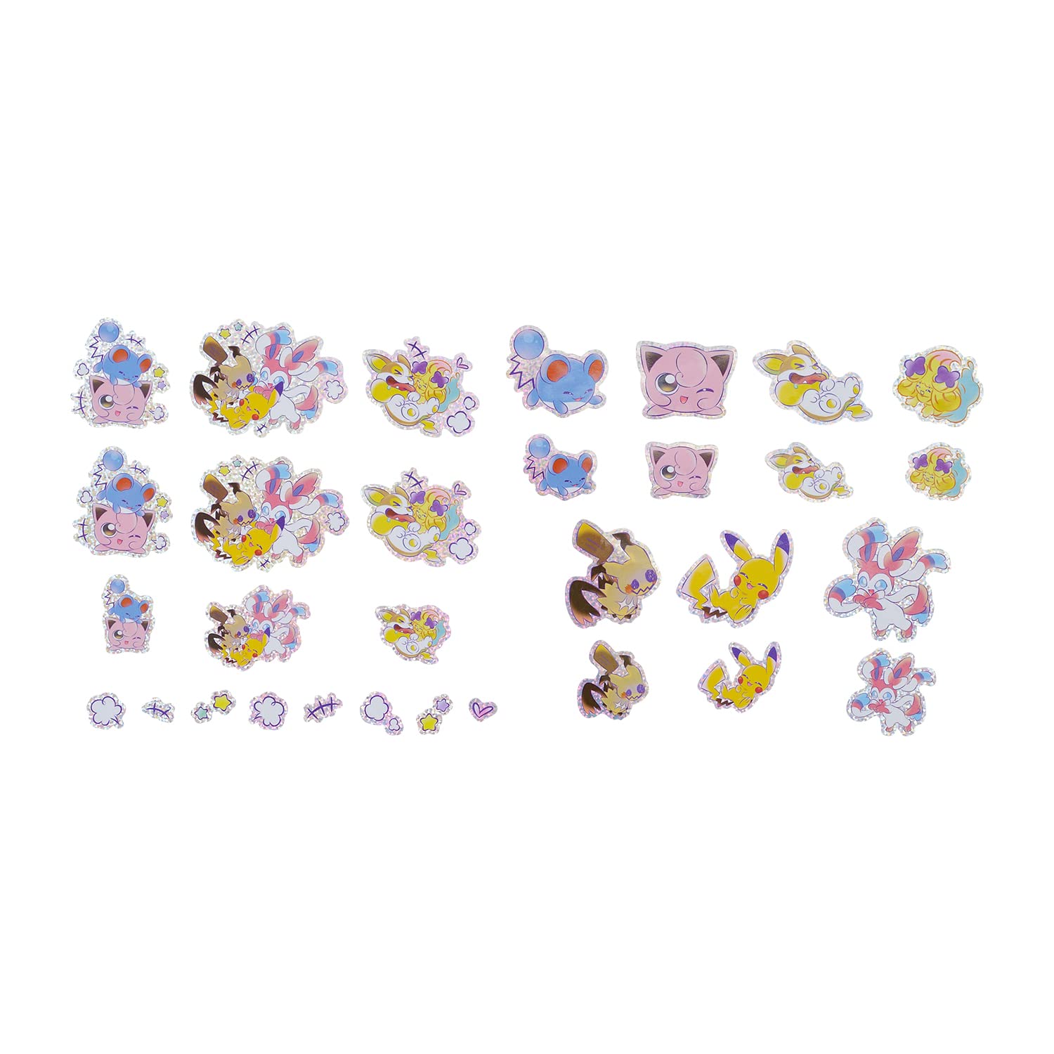 POKEMON CENTER ORIGINAL Stickers With Case Play Rough!- Japan Figure Store - #1 Bring To You The Best Japanese Goods