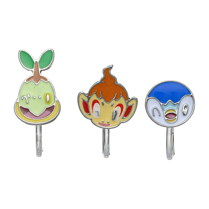 Pokemon Center Original Accessory Earrings 68 Turtwig Chimchar Piplup- Japan Figure Store - #1 Bring To You The Best Japanese Goods