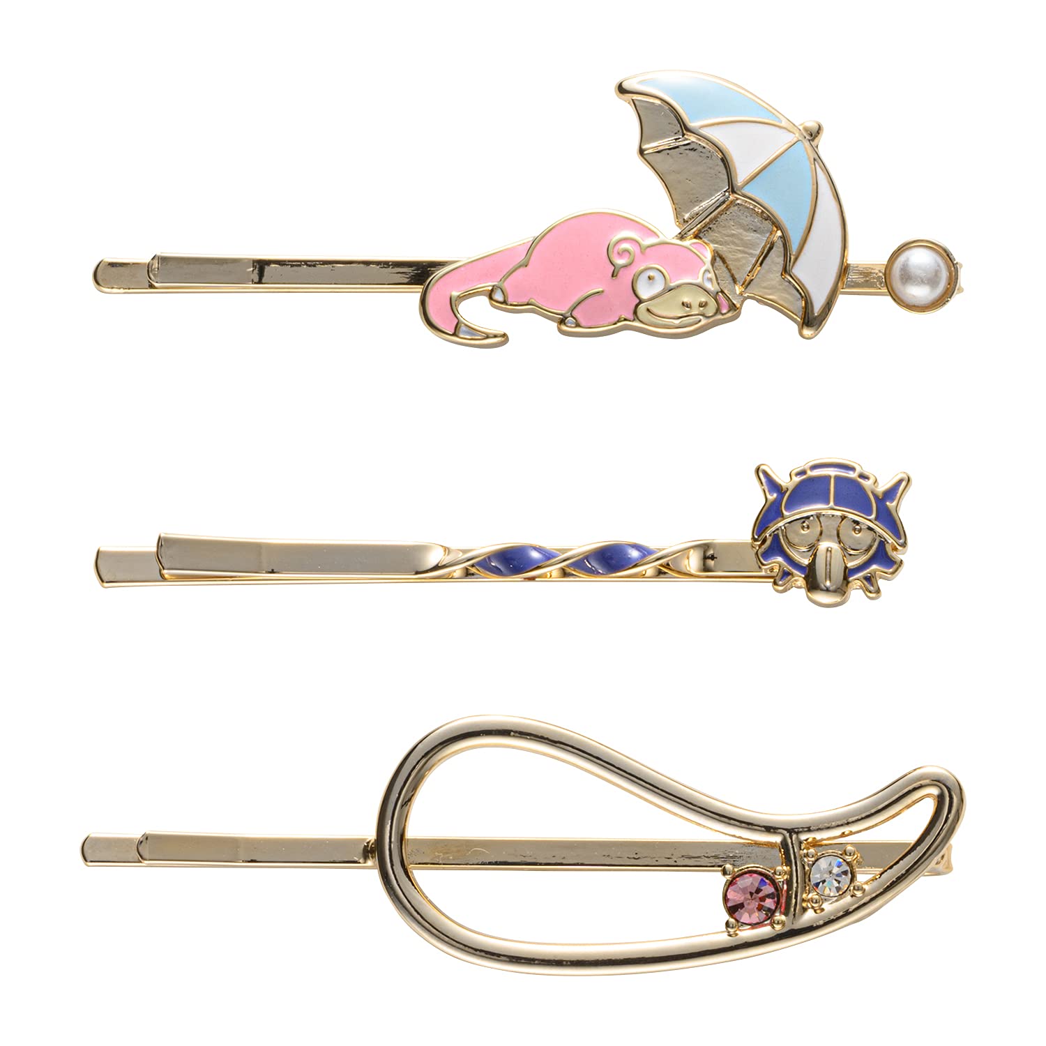 POKEMON CENTER ORIGINAL Pokemon Accessory Hair Pin 54 Slowpoke- Japan Figure Store - #1 Bring To You The Best Japanese Goods