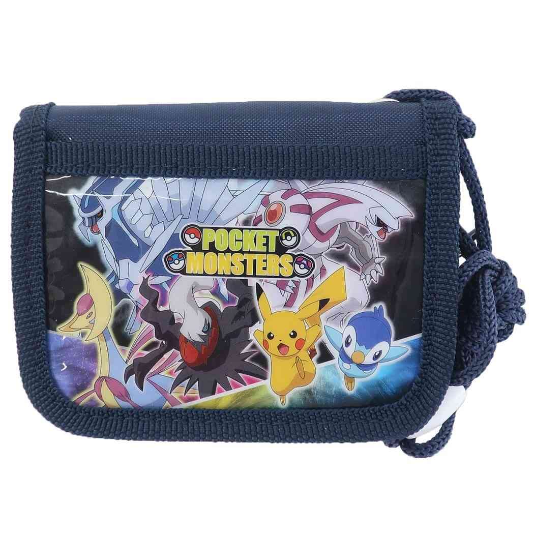 POKEMON CENTER ORIGINAL Pokemon Navy Wallet- Japan Figure Store - #1 Bring To You The Best Japanese Goods