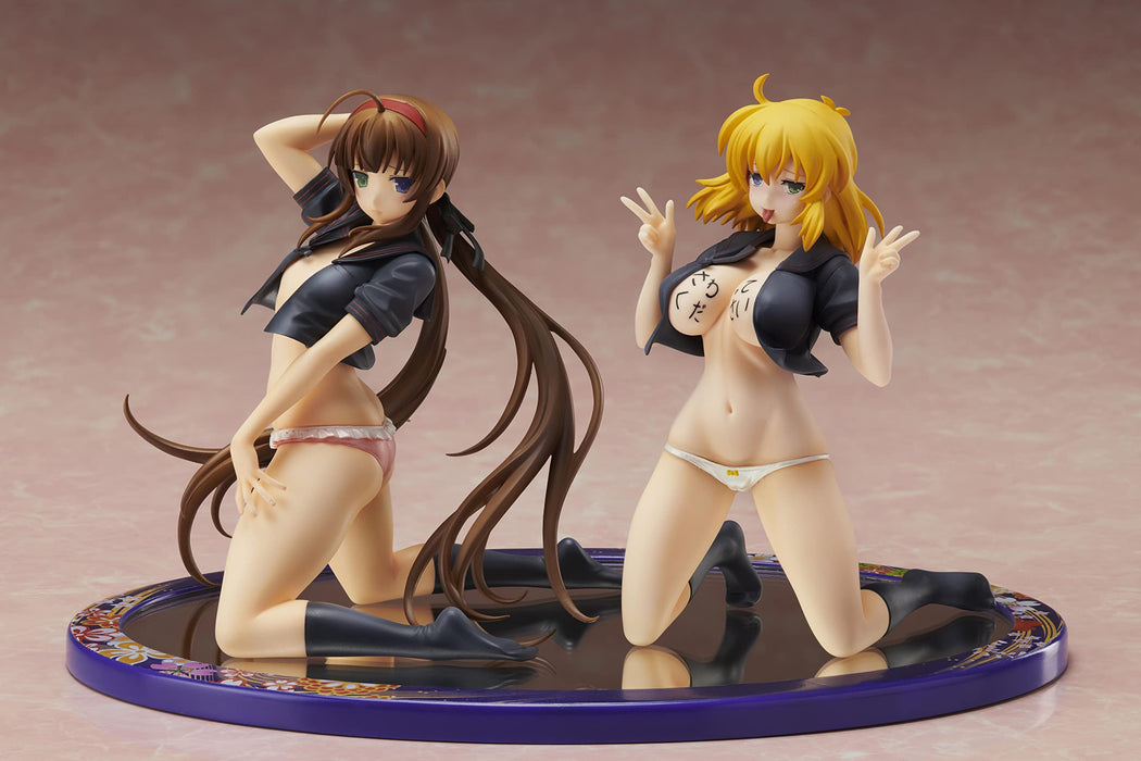 Proovy Japan Gokubi Girls Slender Glamorous Senran Kagura New Wave G Burst Ryobi X Ryona Pvc Figure Set- Japan Figure Store - #1 Bring To You The Best Japanese Goods