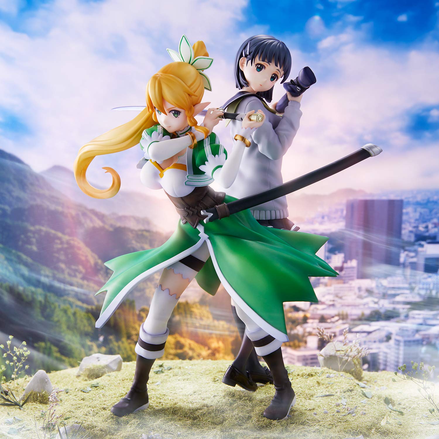 Sword Art Online Leafa Suguha Kirigaya 2 Body Set Non-Scale Pvc Abs Painted Finished Figure- Japan Figure Store - #1 Bring To You The Best Japanese Goods