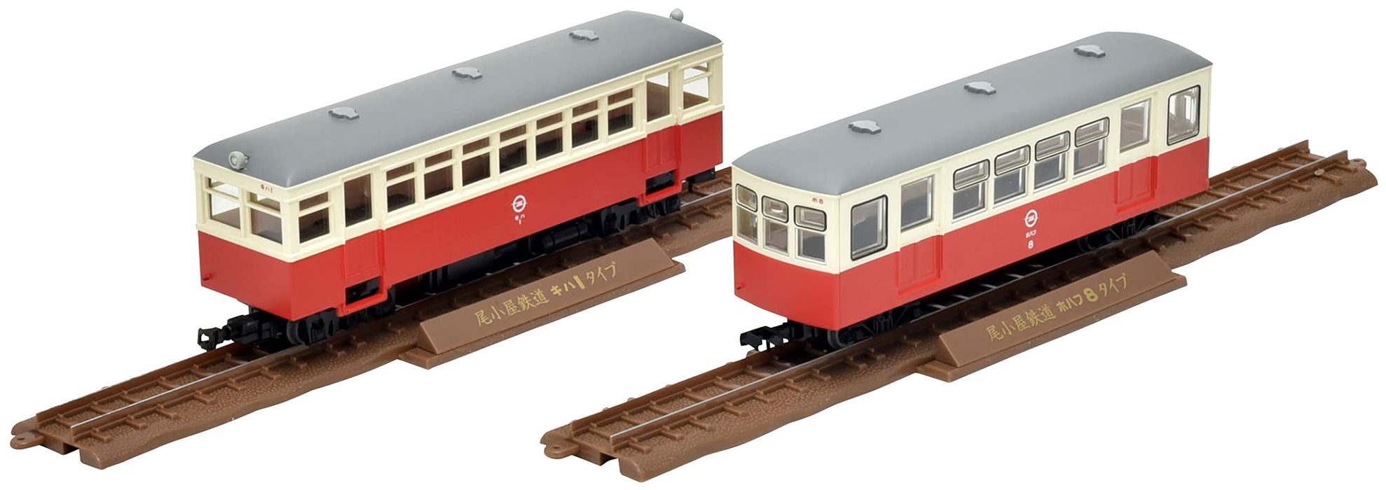 Tomytec Railway Collection Tetsukore Narrow Gauge 80 Memories Ogoya Railway Kiha 1 + Hohafu 8 2-Car Set Japan Diorama 315513- Japan Figure Store - #1 Bring To You The Best Japanese Goods