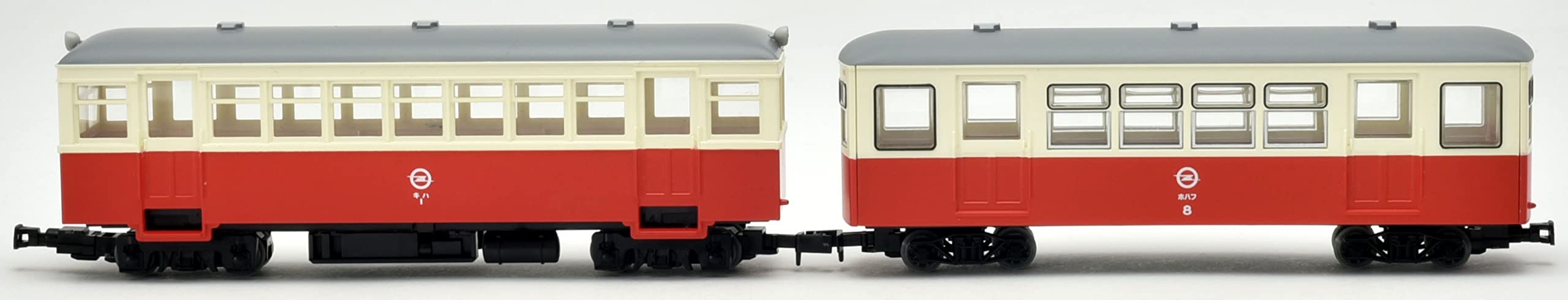 Tomytec Railway Collection Tetsukore Narrow Gauge 80 Memories Ogoya Railway Kiha 1 + Hohafu 8 2-Car Set Japan Diorama 315513- Japan Figure Store - #1 Bring To You The Best Japanese Goods
