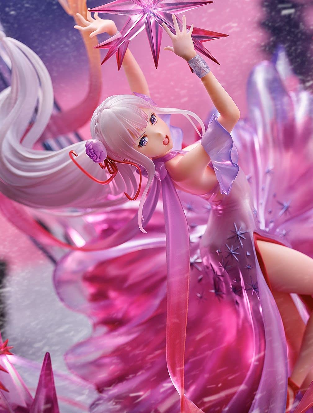 Re:Zero -Starting Life in Another World- Frosty Emilia: Crystal Dress Ver. 1/7 Scale Figure- Japan Figure Store - #1 Bring To You The Best Japanese Goods