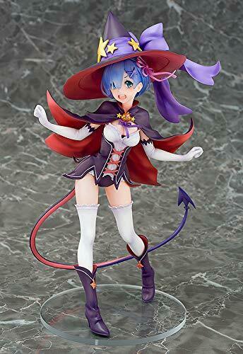 Re:zero Starting Life In Another World Rem: Halloween Ver. 1/7 Scale Figure- Japan Figure Store - #1 Bring To You The Best Japanese Goods