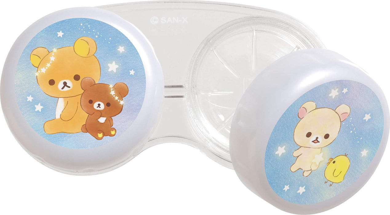 San-X Rilakkuma Starry Night Contact Lens Case - Compact and Durable- Japan Figure Store - #1 Bring To You The Best Japanese Goods