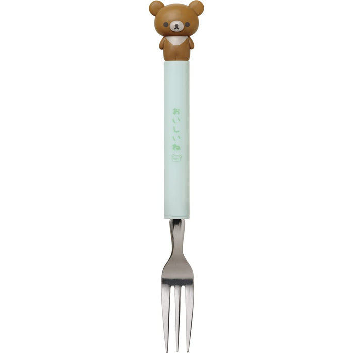 San-X Rilakkuma Kitchen Zakka Fork with Chairoikoguma Mascot KA16104- Japan Figure Store - #1 Bring To You The Best Japanese Goods