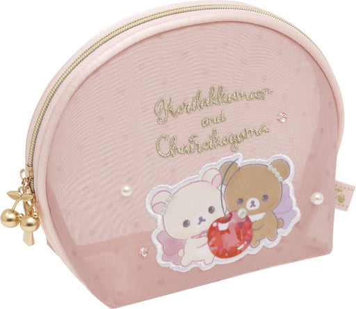 San-X Rilakkuma Jewel Cherry Pouch Korikogu Ca29201 Handy Storage Accessory- Japan Figure Store - #1 Bring To You The Best Japanese Goods