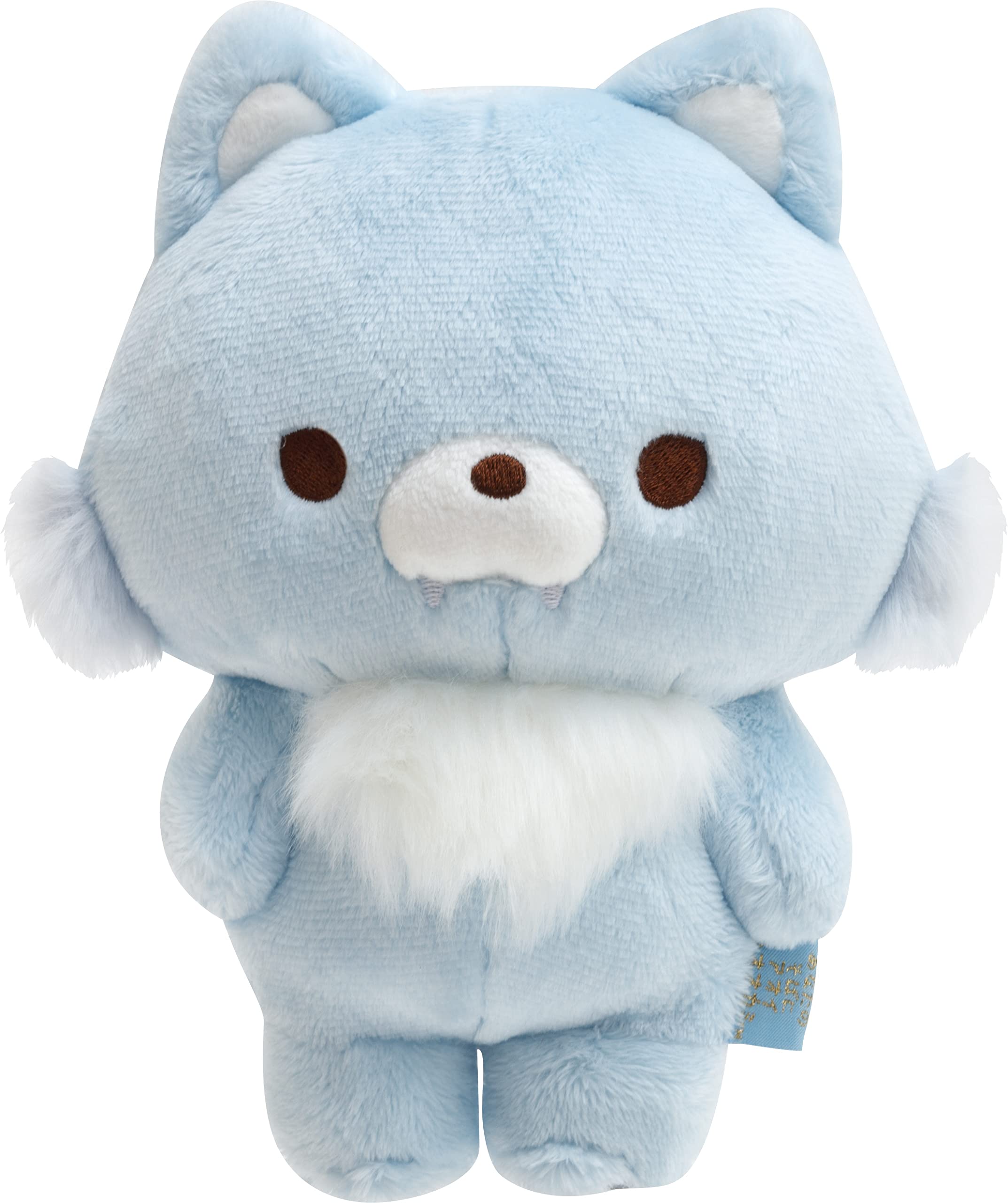 San-X Rilakkuma Posing Plush Blue Wolf Theme Product Mf45301- Japan Figure Store - #1 Bring To You The Best Japanese Goods