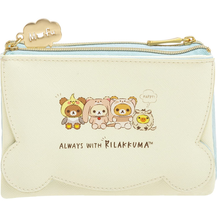 San-X Rilakkuma Mini Pouch with Wet Tissue Case Family Collection Ca26701- Japan Figure Store - #1 Bring To You The Best Japanese Goods