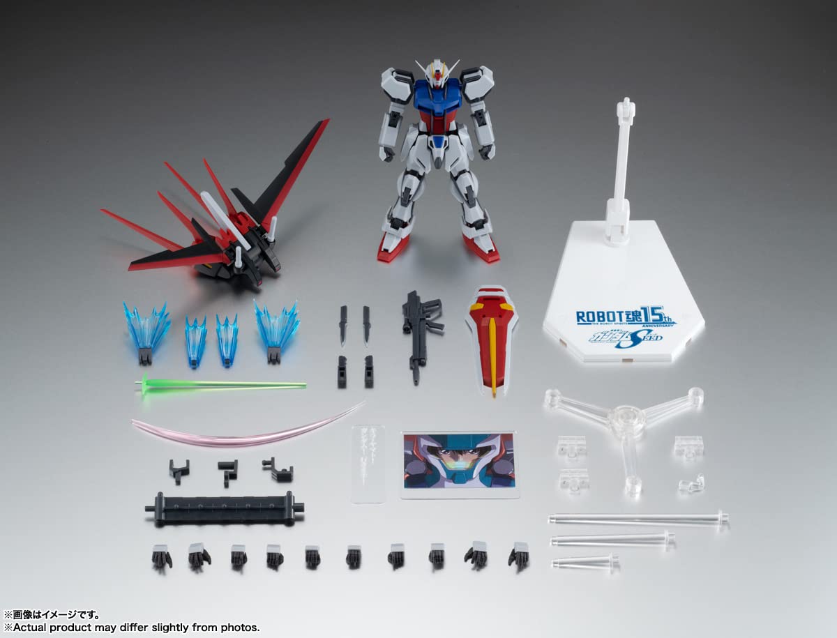 Bandai Spirits Gundam Seed Ale Strike Gundam Robot Spirits 15th Anniversary Movable Figure- Japan Figure Store - #1 Bring To You The Best Japanese Goods