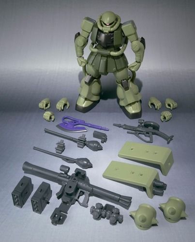 Robot Spirits Side Ms Gundam Zaku Ii Acrion Figure Bandai Tamashii Nations- Japan Figure Store - #1 Bring To You The Best Japanese Goods