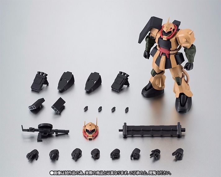 Robot Sprits Side Ms Ms-06d Zaku Desert Type Ver A.n.i.m.e. Figure Bandai- Japan Figure Store - #1 Bring To You The Best Japanese Goods