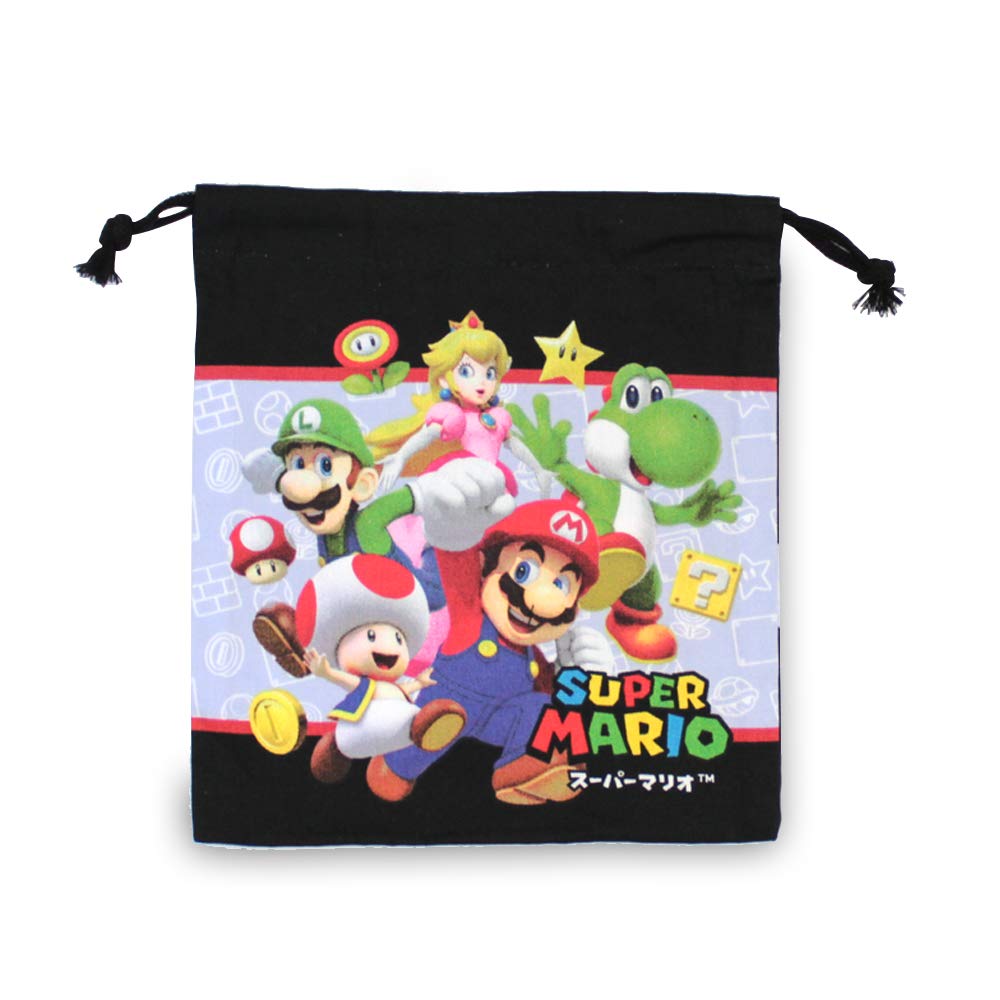 Super Mario Drawstring Bag S- Japan Figure Store - #1 Bring To You The Best Japanese Goods