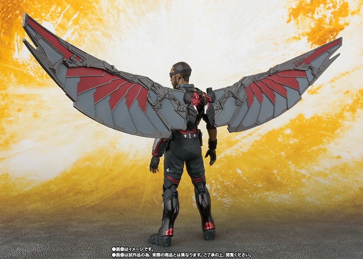 S.h.figuarts Avengers Infinity War Falcon Action Figure Bandai- Japan Figure Store - #1 Bring To You The Best Japanese Goods