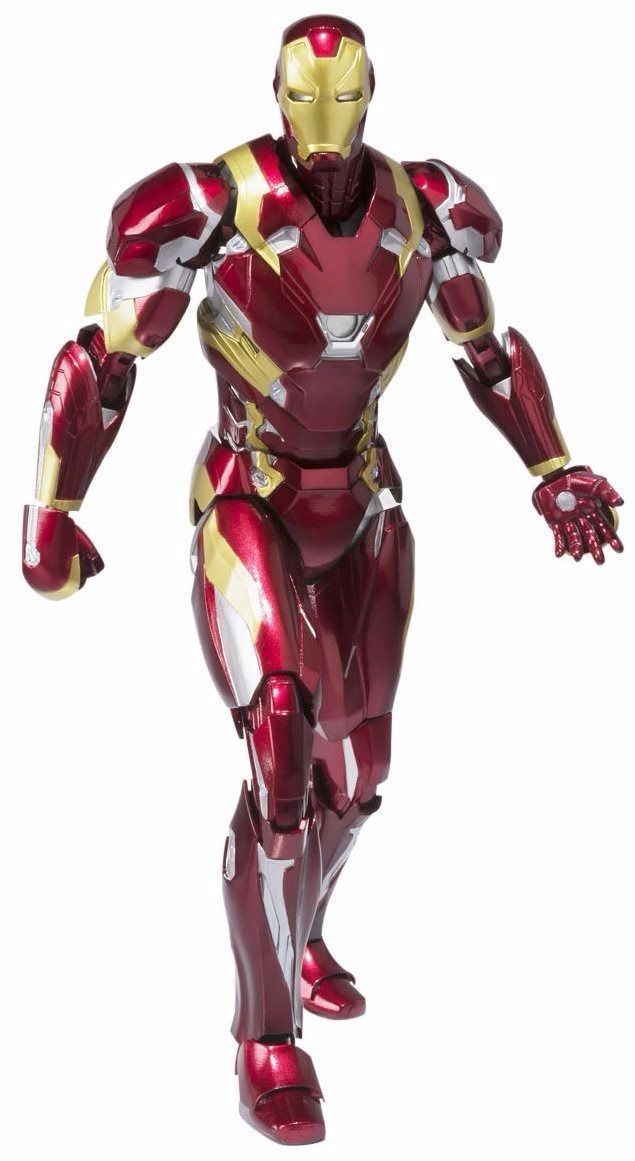 S.h.figuarts Captain America Civil War Iron Man Mark 46 Action Figure Bandai - Japan Figure