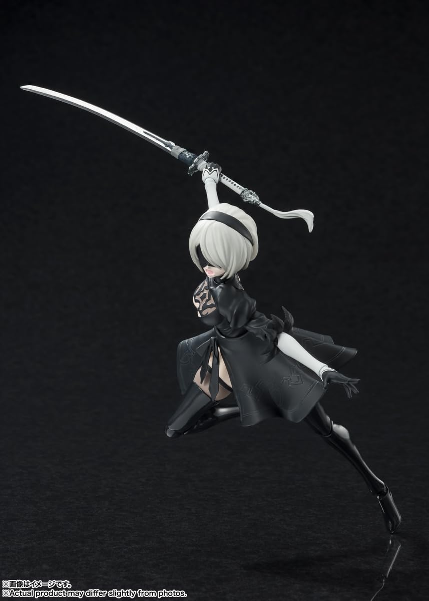Bandai Spirits S.H.Figuarts 2B Nier Automata Ver 1.1A Japan- Japan Figure Store - #1 Bring To You The Best Japanese Goods