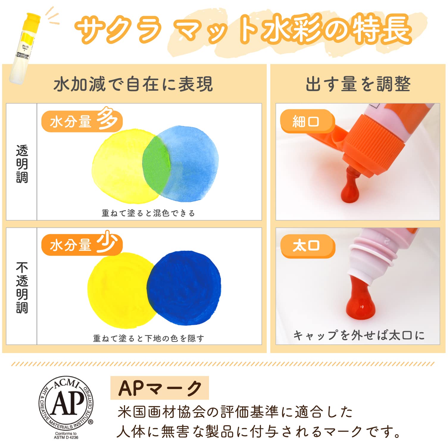 Sakura Crepas Japan Paint Matte Watercolor 12 Color Tube Set Mw12Pr- Japan Figure Store - #1 Bring To You The Best Japanese Goods